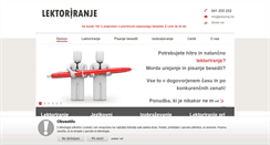 Desktop Screenshot of lektoriraj.me